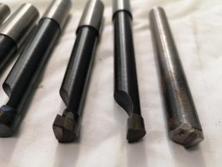 18x Assorted Lathe Boring Bars