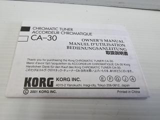 Korg CA-30 Chromatic Tuner