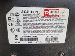 7x Motorola DF3601 2-Way Radios w/ Charger,