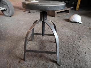 Stainless Steel Workshop Stool Seat