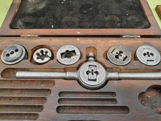 Assorted Partial Sets of Various Vintage Tap/Die Sets and More.