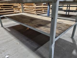 Steel Topped Workbench