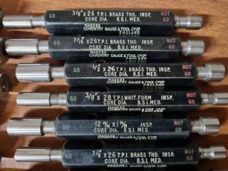 39x Assorted Precision Go-No Go Gauges