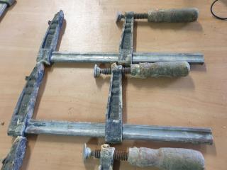 4 x Besse 10" F Clamps