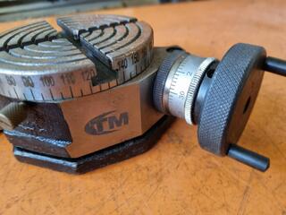 100mm Dia Tilting Rotary Table by ToolMaster