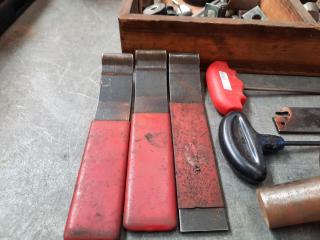 Box of Miscellaneous Lathe/Tool Holder/Other Parts