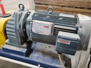 Viking Industrial Pump Assembly w/ SEW Eurodrive Motor & Reduction Box