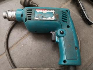 Assorted Tools, Power Drill, Level, Pry Bar, Clamp, More