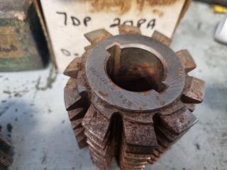 4 x Gear Hobber Cutters