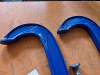 2x Record Irwin 12" Ribbed G-Clamps