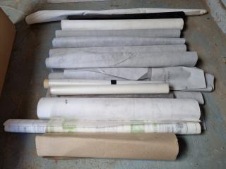 12x Rolls of Assorted Wall Wraps, Barriers & More