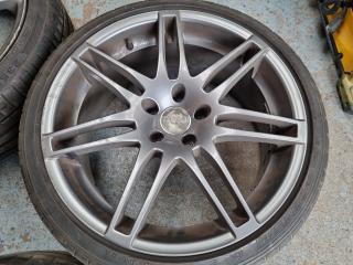 4x Audi 19" Alloy Wheels w/ Continental / Dunlop Tyres