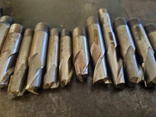 Large Lot of Milling Machine Endmills 