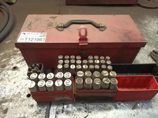Toolbox of Letter and Number Punches