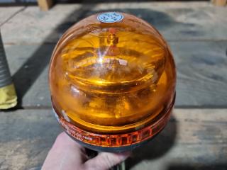 Sparex Rotating LED Amber Beacon Light, 12-24V