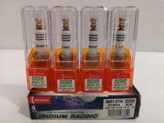 4x Denso Iridium Racing High Performance Spark Plugs RU01-27