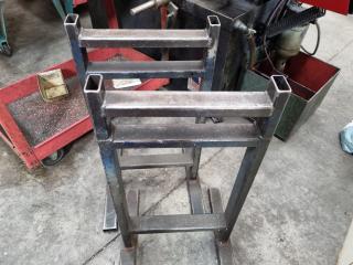 Pair of Steel Materisl Support Frames / Saw Horses
