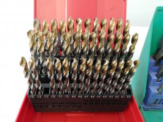 4x Assorted Sets of Jobber Drill Bits