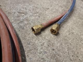 Pair of 2 Oxy/Acetylene Gas Hoses