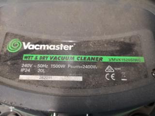VacMaster 1500W Wet Dry Shop Vacuum Cleaner