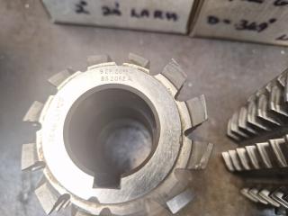 4 x Gear Hobber Cutters