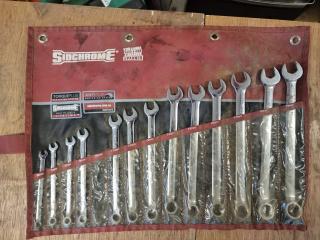 SideChrome 13 Piece Partial Wrench Set and Tool Case