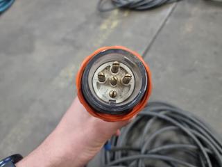 3-Phase 16A Power Cable Lead, 20* Metre Length