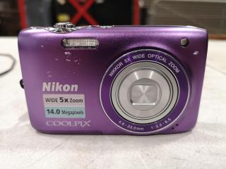 Nik on CoolPix S3100 Digital Point & Shoot Camera.