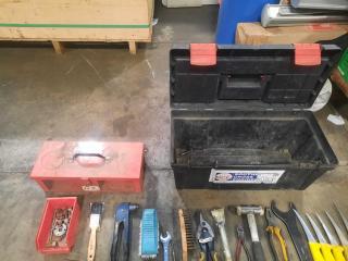 Toolbox of Assorted Hand Tools