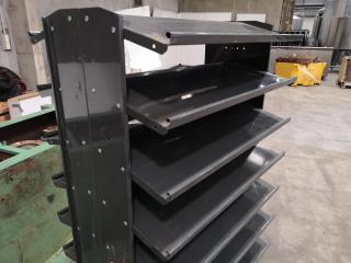 Medium Duty Double Sided Steel Shelving Unit