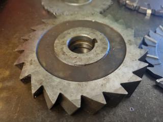 6 Milling Machine Blades 