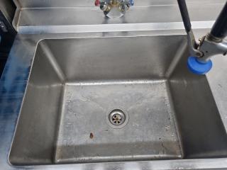 Stainless Bench with Sink 