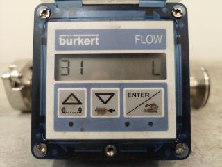 Burkert Type SE35 8035 Inline Flow Meter / Batch Controller w/ Fly Wheel