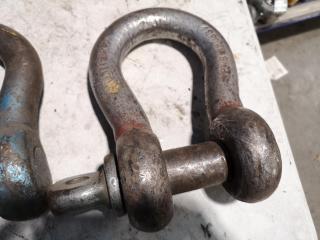 3x 17-Ton Lifting Bow Shackles