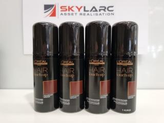 3 Loreal Hair Touch Up Sprays - Mahogany Brown