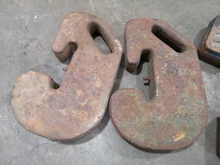 3x Tractor Counter Weights