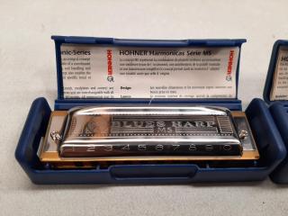 3 x Hohner Harmonicas