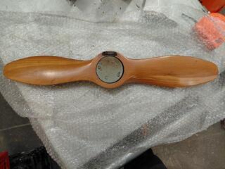 Wooden Propeller Barometer