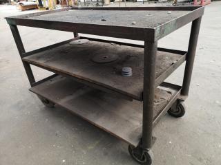 Heavy Duty Workshop Trolley Shelf Cart