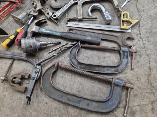 Assorted Tools, Fastening Hardware, Castors, & More