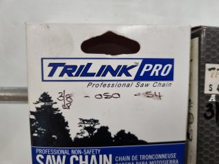 2x Replacement Chain Saw Chains, 3/8"-050-54