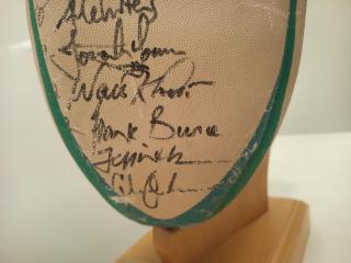 1995 Rugby World Cup Game Used All Blacks vs Wales Signed Ball