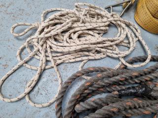 Assorted Ratchet Tie-Down Straping & Rope