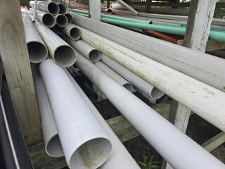 Assorted PVC pipes