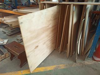 Rack of Ply and MDF Sheets