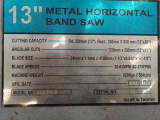 Trupro 330mm Industrial Metal Horizontal Band Saw