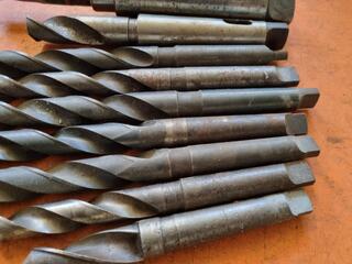 9x Assorted MT No.3 Drills + 3x Shank Sleeves