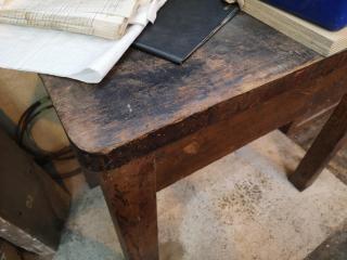 Vintage Workshop Table Workbench