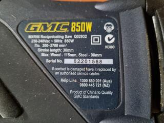 GMC Corded Reciprocating Saw RXR56