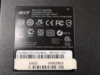 Acer TravelMate 5742G Laptop Computer w/ Intel Core i3 & Windows 10 Pro